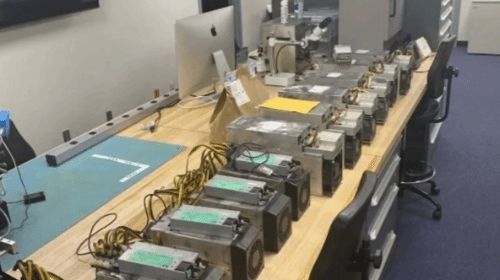 Cryptocurrency mining farm leveraging renewable energy for sustainable mining